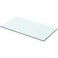 vidaXL Wandschap transparant 50x20 cm glas