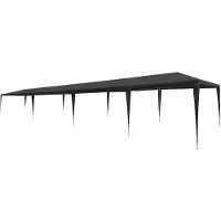 vidaXL Partytent 3x12 meter, PE, antraciet