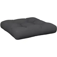 vidaXL Palletkussen 50x50x12 cm stof zwart