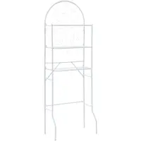 vidaXL Badkamerrek 60x33x174 cm wit