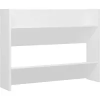 vidaXL Wandschoenenkast 80x18x60 cm bewerkt hout wit