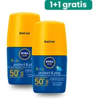 Nivea SUN Kids Hydraterende Roll-on Zonnebrand Stick - SPF 50 - Zonnestick voor Kinderen - Waterbestendig - 50 ml