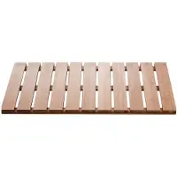 Overig Ridder Antislipmat Grating Nature - Hout - Naturel - 38x72cm