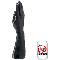 Gangbangster - Big Slap - Extreme Dildo - 35 x 8,7 cm - PVC - Zwart
