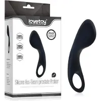 Lovetoy Zwarte Siliconen Prostaat stimulator