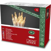 Konstsmide 6302-102 Mini-lichtketting Binnen Energielabel: G (A - G) werkt op het lichtnet Aantal lampen 35 LED Warmwit Verlichte lengte: 5.1 m Schakelaar