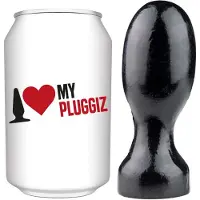Gangbangster - Ovaly - Buttplug - 11 x 4,8 cm - PVC - Zwart