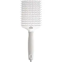 Olivia Garden - Expert Care Vent - Nylon - Silver - Haarborstel - L