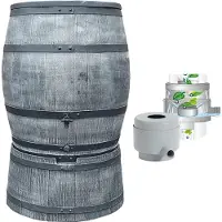 Roto Regentonset Roto 240 liter + voet + vulautomaat - Grijs