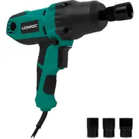 Vonroc Slagmoersleutel 450W - 350Nm | Incl. 4 moerdoppen