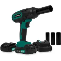 Vonroc Accu slagmoersleutel 20V – 4 standen: 100/200/300/400Nm – Incl. 4 moerdoppen | Incl. 2x 2.0Ah Accu’s en snellader