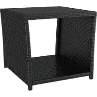 vidaXL 2-delige loungeset voor de tuin, zwart, van polyrotan en staal