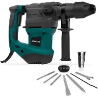 Vonroc Boorhamer 1500W – 6 Joule – SDS plus – 4 functies | Incl. boren en beitels