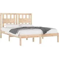 vidaXL Bedframe massief grenenhout 120x200 cm