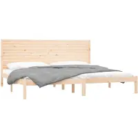 vidaXL Bedframe massief hout 180x200 cm