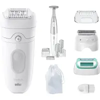 Braun Silk·épil 5 - Epilator Voor Eenvoudige Ontharing - Langdurig Gladde Huid - 5-251 - Wit/grijs