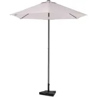 Vonroc Parasol Torbole – Ø200cm – Premium Parasol - Beige | Incl. Parasolvoet 20 kg.