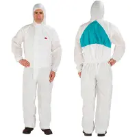 3M 4520, Wit, XXL, Volwassene, Unisex, Met rits, Voor het gezicht