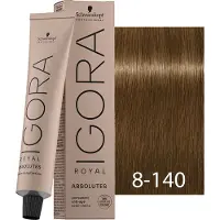 Schwarzkopf Professional Igora Royal Absolutes 60 ml 8-140 Licht Blond Cendré Beige Naturel