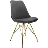 Kick Collection Kick kuipstoel Velvet - Donkergrijs
