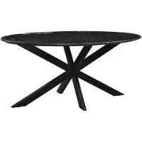 LivingFurn eetkamertafel rond riverwood 180 cm -