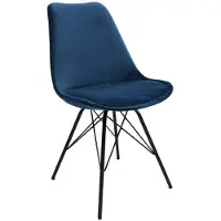 Kick Collection kuipstoel Velvet - Donker Blauw