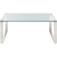 Beliani TILON - Salontafel - Zilver - Veiligheidsglas
