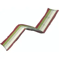 Madison - Ligbedkussen 200x60 - Rood - Vivero Bordeaux