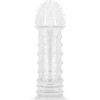 EasyToys Genopte Penis Sleeve - Transparant