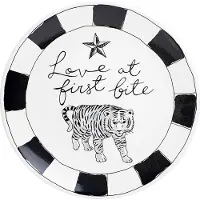 Blond Amsterdam - X Noir - Bord - Love at - Ø 22 cm