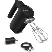 KitchenAid Go Draadloze Handmixer 5KHMR762BM