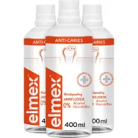 Elmex 3x Elmex Mondspoeling Anti-cariës 400 Ml