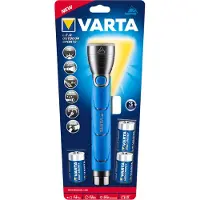 Varta Outdoor Sports F30 - LED Zaklamp - 500 lm - Blauw/Aluminium