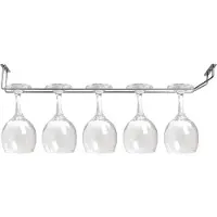 HorecaTraders Verchroomde Glazenrek | 61 cm