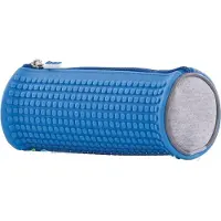 PIXIE CREW etui met siliconen paneel en pixels 20 cm blauw