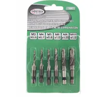 Hofftech Boor Tap Set - M3 t/m M10 - 6 Delig