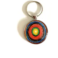LYSEL Handmade Sleutelhanger Art 'Rechtgedraaid'