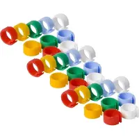 Fauna Private Label Duiven-Clickring 8 Mm - Duivenbroedartikelen - 3 x Assorti 10 stuks