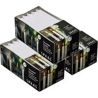 Spaas Candles 60x Witte huishoudkaarsen 18 cm 6 branduren - Geurloze kaarsen -