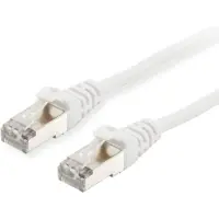 Equip 605540, patchkabel RJ45, S/FTP Cat6, 40.00 meter, wit (SSTP), PIMF, HF
