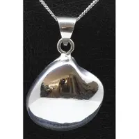 MOOYE ® - Collectie Zilveren Venus schelp abstract ketting hanger