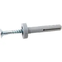 4Tecx Hoekankerplug 8x45mm met nagel - 100 stuks