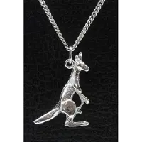 MOOYE ® - Collectie Zilveren Kangoeroe 3 ketting hanger