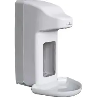 Mediqo-Line Zeep- & desinfectiemiddeldispenser automatisch kunststof 1000 ml + opvangschaal