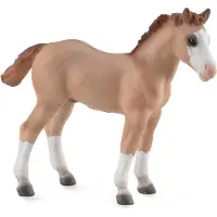 Collecta speelfiguur Quarter-veulen 10 cm bruin