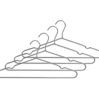 Zeller Kledinghangers - zilver- metaal - 16x stuks - met broekstang - 40 cm