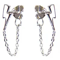 Karma Oorbellen Chain Lightning Zilver