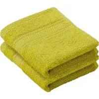 De Witte Lietaer Gastendoek De Witte Lietaer Stephanie Warm Olive (30 x 50 cm) (set van 2)
