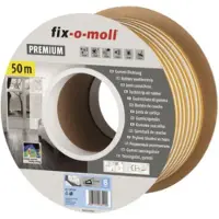 Fix-o-moll tochtband zelfklevend D 9x5,5mm 50m wit