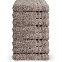 Byrklund gastendoekjes 30x50 - set van 8 - Hotelkwaliteit - Taupe